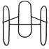 Metāla puķu statīvs Springos GA0164 18 cm