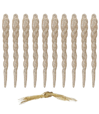 Ziemassvētku eglītes rotājumi Springos CA0861 12cm 10 gab