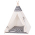 TIP02 TEEPEE TELTS ZIGZAG BLACK