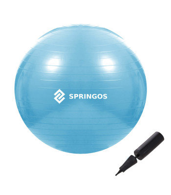 Vingrošanas bumba ar pumpi Springos FB0006 55cm