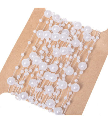 Pērļu imitācija Springos 10+5 mm 5m CA0212