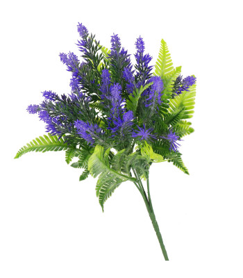 Mākslīgie ziedi ar violetiem ziediem