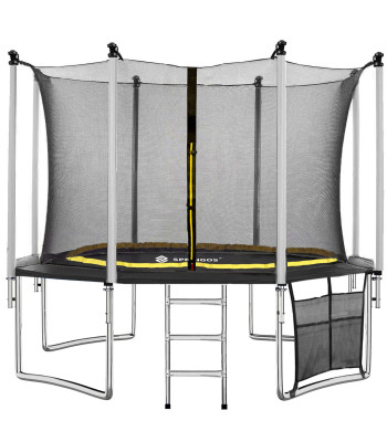 Dārza batuts ar iekšējo aizsargžogu - tīkls, 430 cm