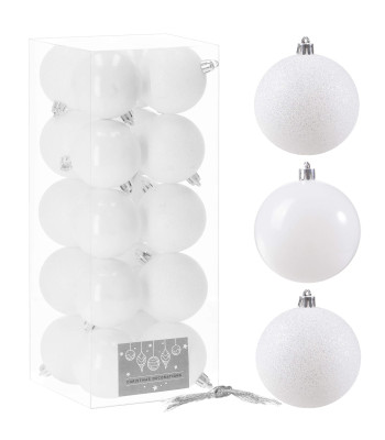 Ziemassvētku bumbiņas Springos CA0087 6cm 20gab