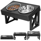Springos® 2in1 mājdzīvnieku bļodas uz statīva