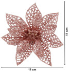 Ziemassvētku rotājums "Poinsettia" Springos CA0724 11x11 cm