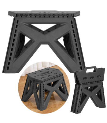 Locāms daudzfunkcionāla taburete Springos HA7485 pelēka, augstums 23 cm