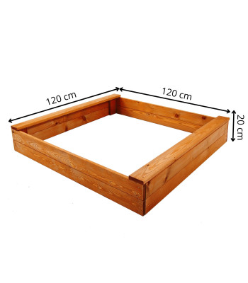 Koka smilšu kaste Springos SBX120SI 120x120cm