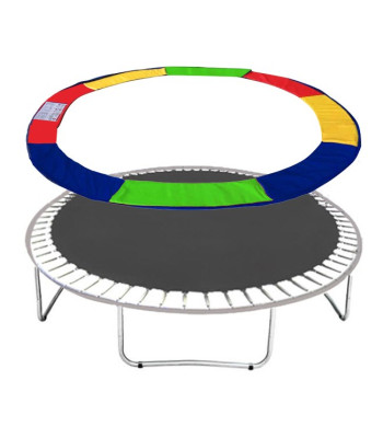 Trampolīnas atsperu pārsegs TP-13FT 396 CM MULTI, daudzkrāsains