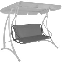 Dārza šūpoles sēdekļa materiāls Springos GS1000 155 x 100 cm ūdensnecaurlaidīgs audums, pelēks
