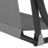 Dārza šūpoles sēdekļa materiāls Springos GS1000 155 x 100 cm ūdensnecaurlaidīgs audums, pelēks