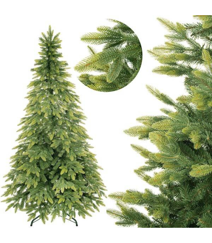Mākslīgā Ziemassvētku egle Premium 250 cm Springos CT0097, dabīgā egle