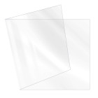 Aizsargpaklājiņš zem krēsla, biroja krēsls Springos FM0037 140x100 cm, caurspīdīgs galda paliktnis