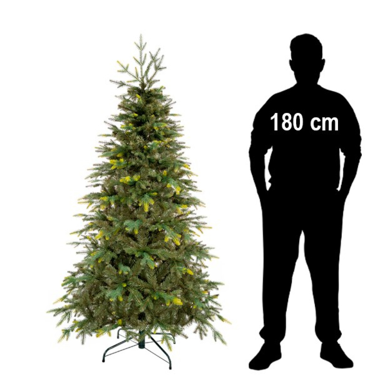 Mākslīgā eglīte Springos CT0205, dabīga egle 180 CM
