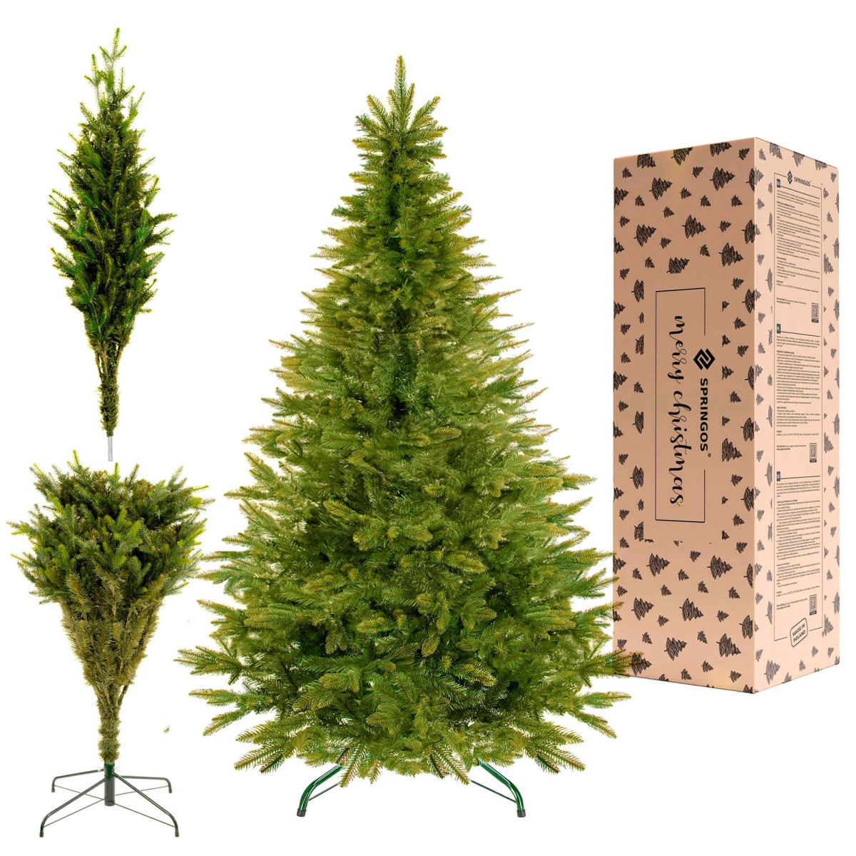 Mākslīgā eglīte Springos CT0205, dabīga egle 180 CM