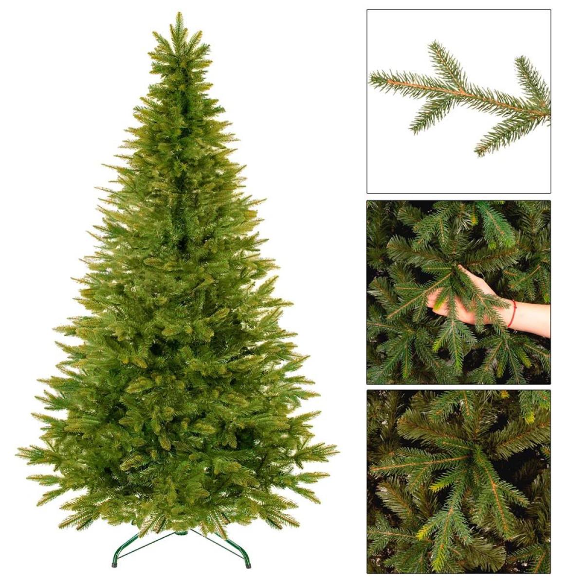 Mākslīgā eglīte Springos CT0206, dabīga egle 220 CM
