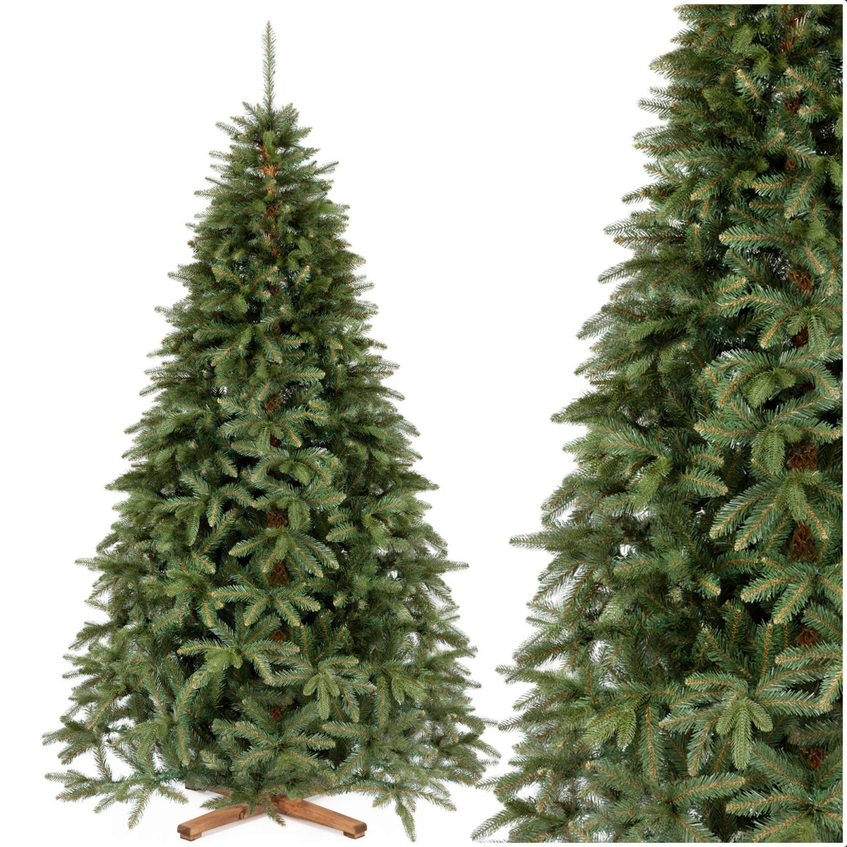 Mākslīgā egle Springos CT0238, Sibīrijas egle PE Premium, 240 cm