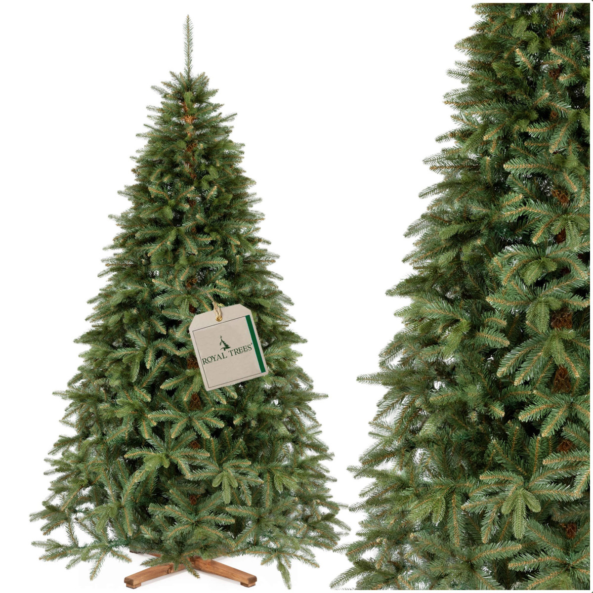 Mākslīgā egle Springos CT0238, Sibīrijas egle PE Premium, 240 cm