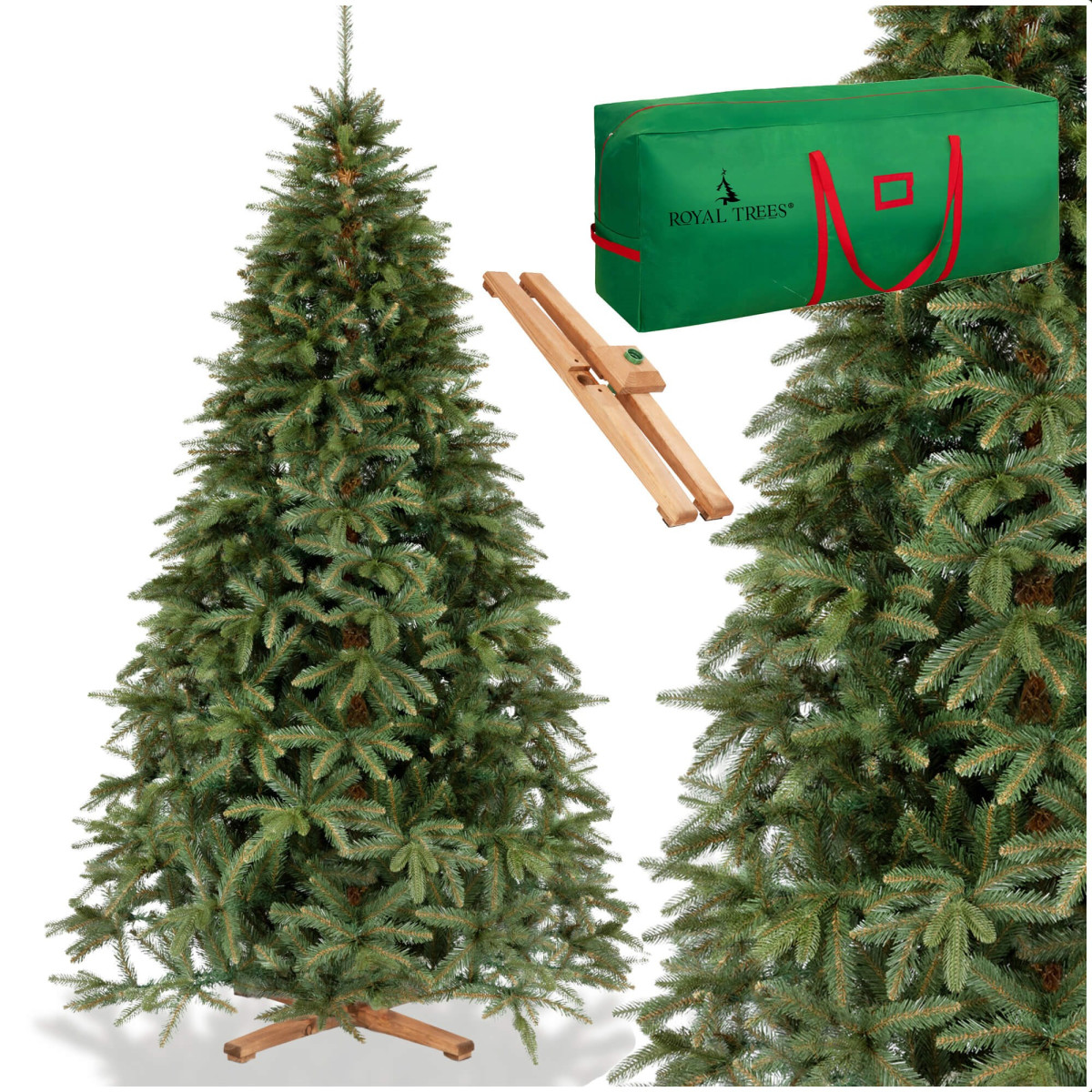 Mākslīgā egle Springos CT0238, Sibīrijas egle PE Premium, 240 cm