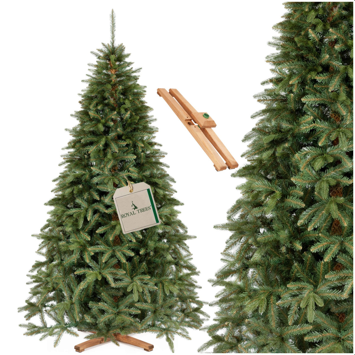 Mākslīgā egle Springos CT0238, Sibīrijas egle PE Premium, 240 cm