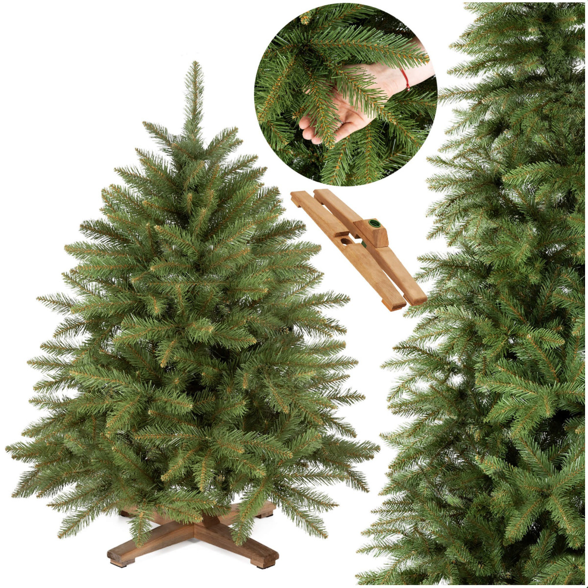 Mākslīgā eglīte Springos CT0239, Skandināvu priede Premium 120 cm