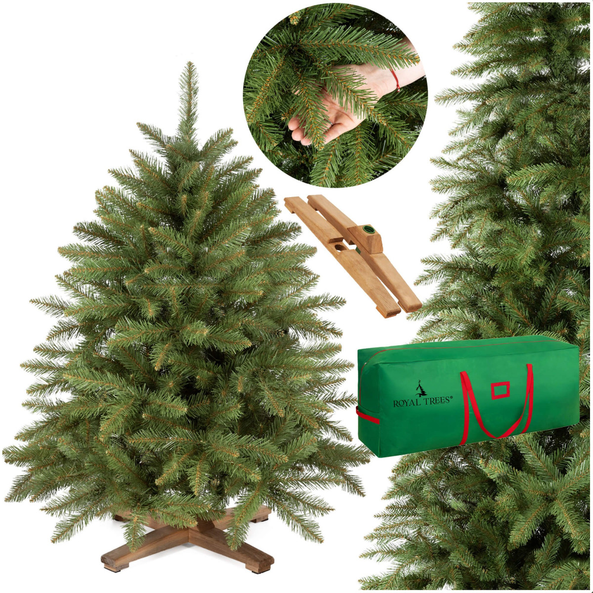 Mākslīgā eglīte Springos CT0239, Skandināvu priede Premium 120 cm