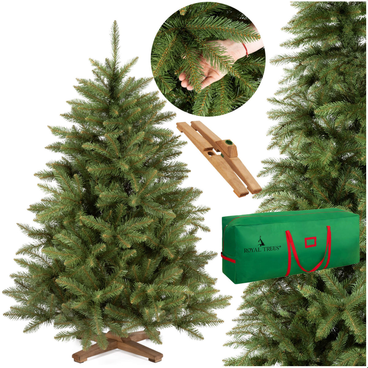 Mākslīgā eglīte Springos CT0240, Skandināvu priede Premium 150 CM