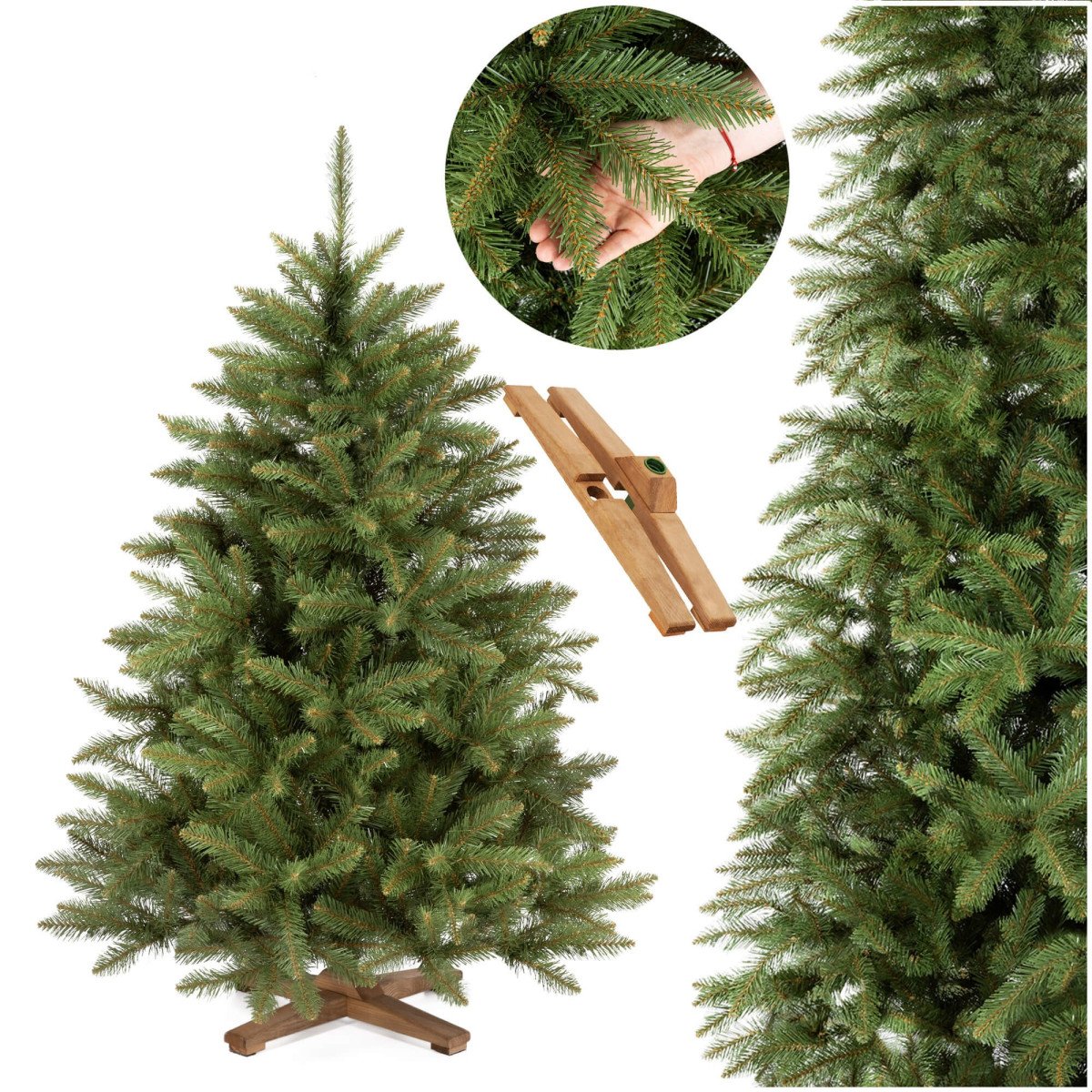 Mākslīgā eglīte Springos CT0240, Skandināvu priede Premium 150 CM