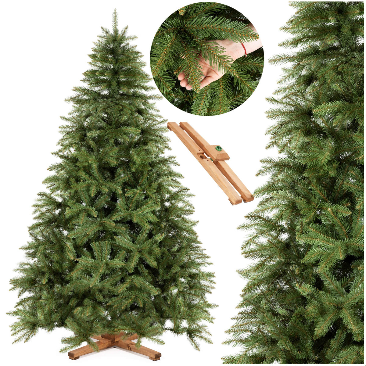 Mākslīgā eglīte Springos CT0242, Skandināvu priede Premium 220 CM