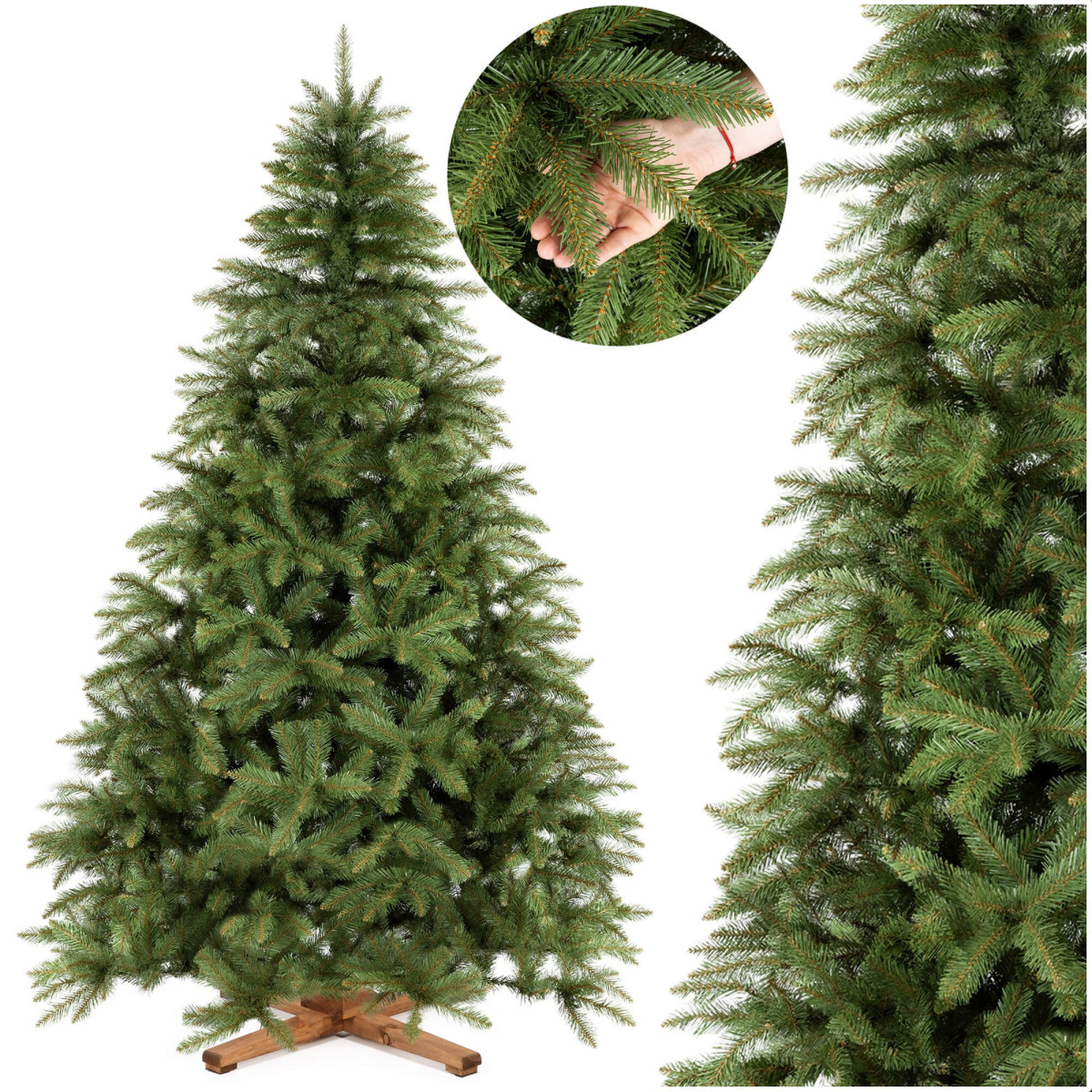 Mākslīgā eglīte Springos CT0242, Skandināvu priede Premium 220 CM