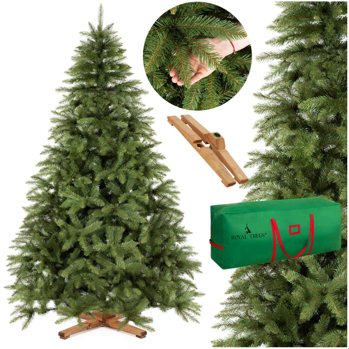 Mākslīgā eglīte Springos CT0243, Skandināvu priede Premium 240 CM