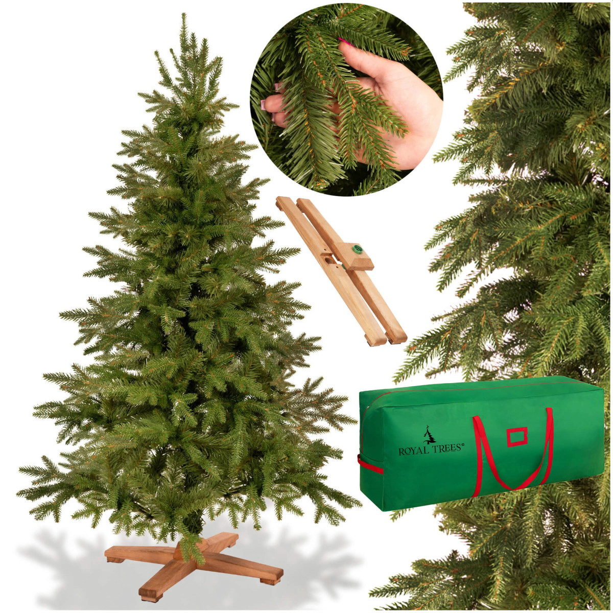Mākslīgā eglīte Springos CT0255, PREMIUM Himālaju egle 150 CM