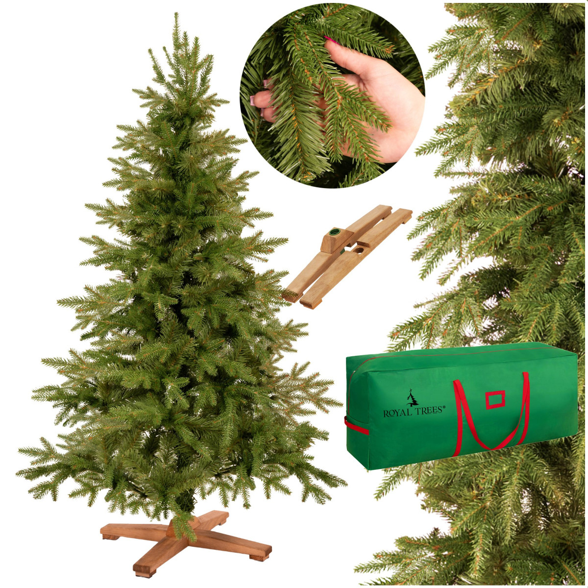 Mākslīgā eglīte Springos CT0255, PREMIUM Himālaju egle 150 CM