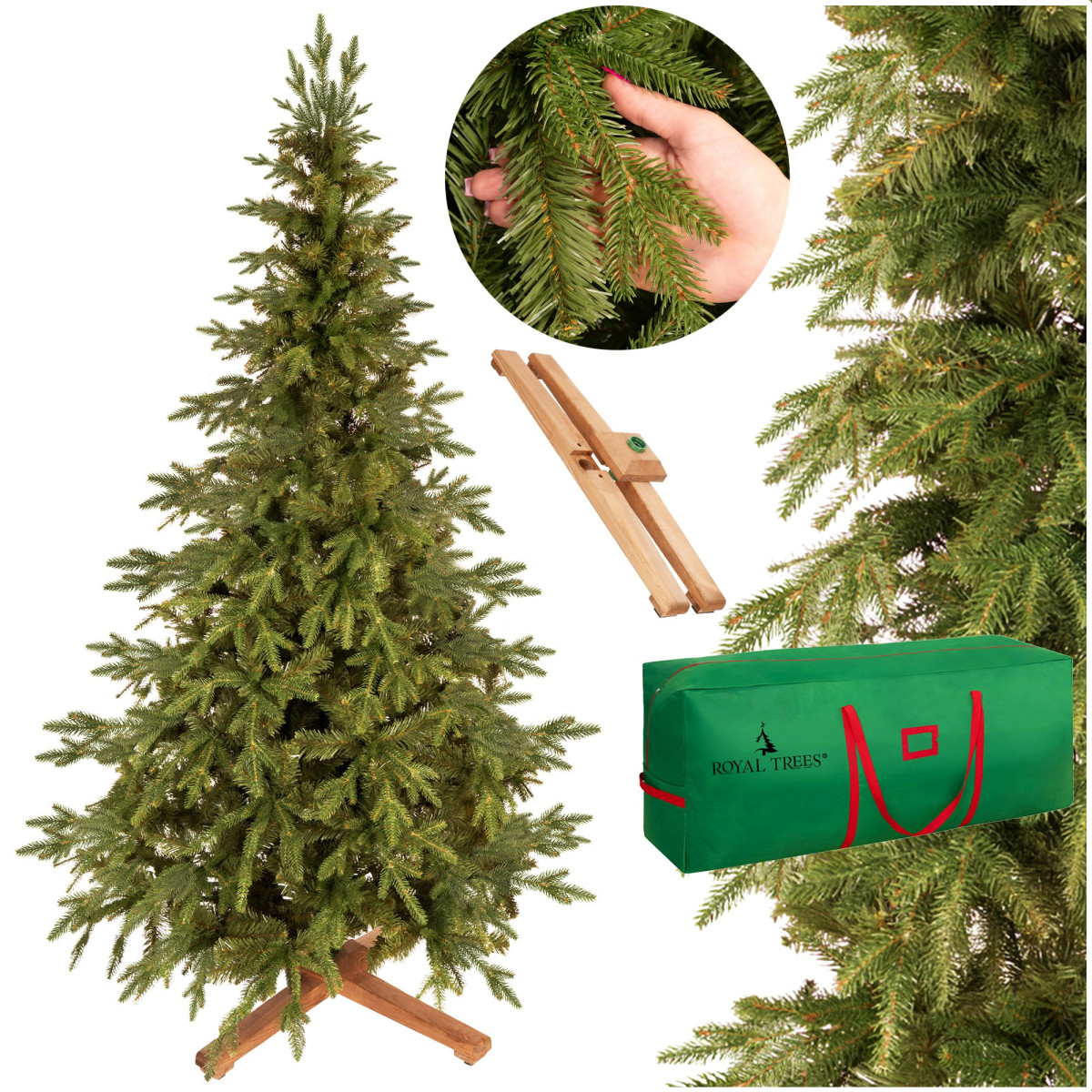 Mākslīgā eglīte Springos CT0257, PREMIUM Himālaju egle 210 CM
