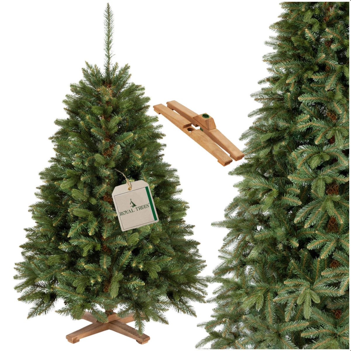 Mākslīgā eglīte Springos CT0259, SIBĪRIJAS EGLE PE PREMIUM 150 CM