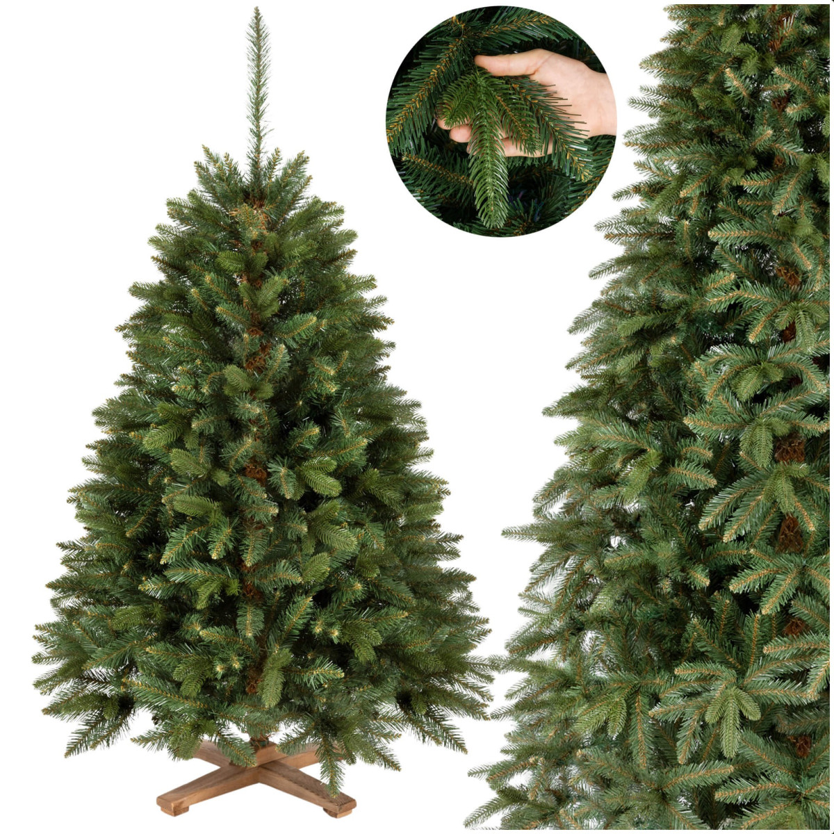 Mākslīgā eglīte Springos CT0259, SIBĪRIJAS EGLE PE PREMIUM 150 CM