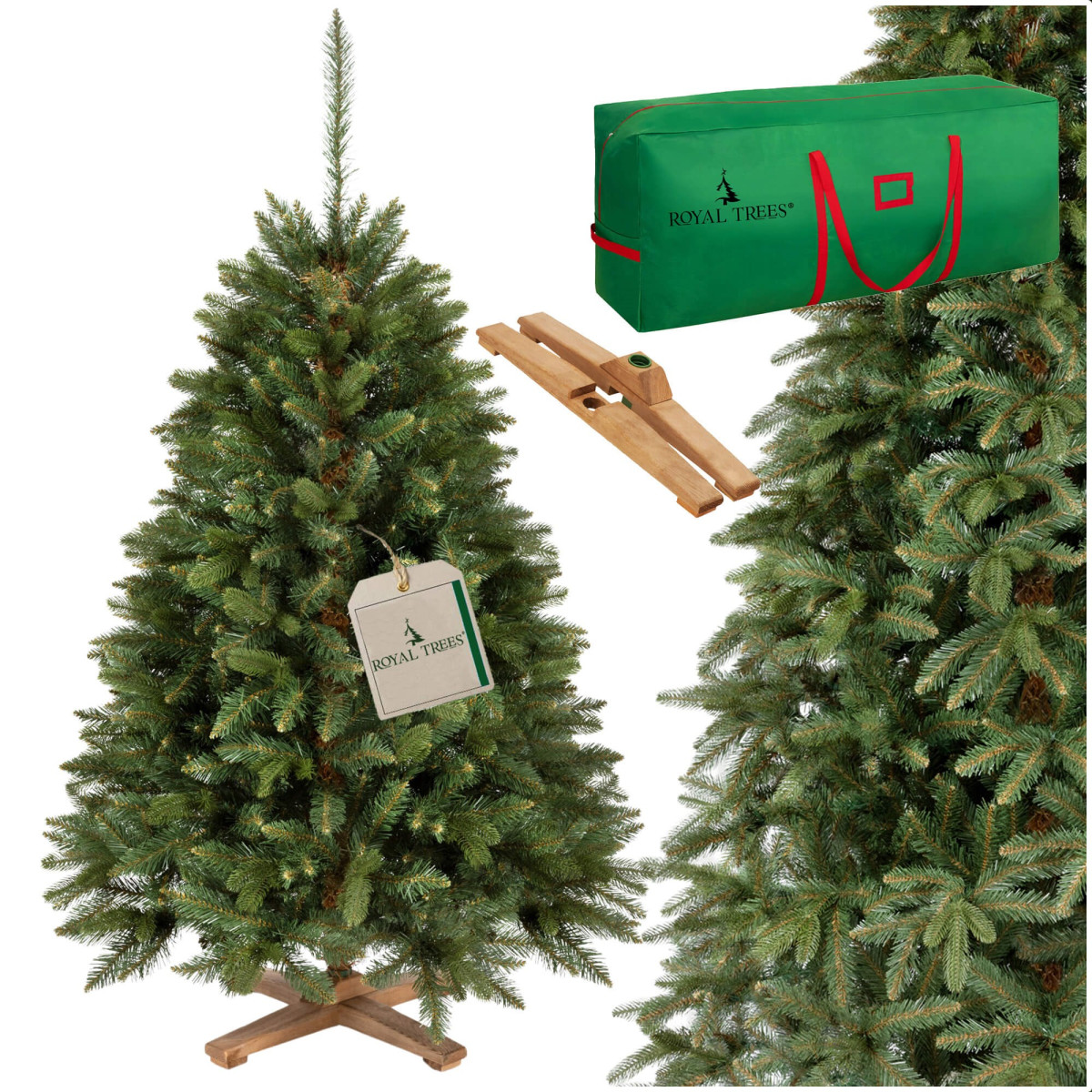 Mākslīgā eglīte Springos CT0259, SIBĪRIJAS EGLE PE PREMIUM 150 CM