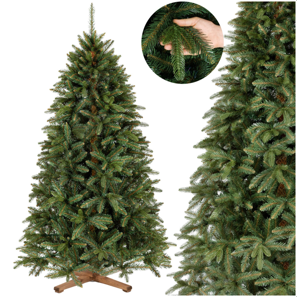 Mākslīgā eglīte Springos CT0260, SIBĪRIJAS EGLE PE PREMIUM 180 CM