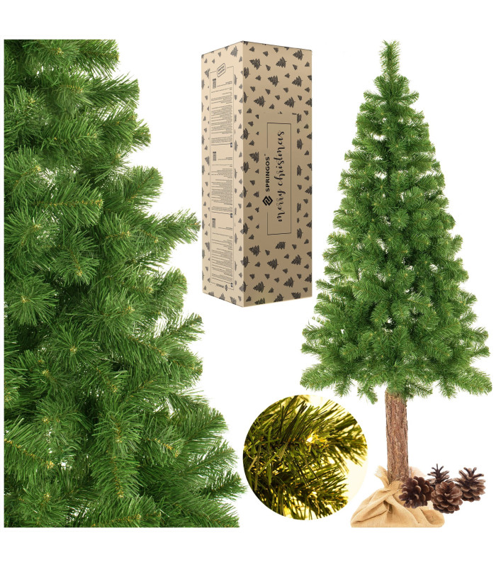 Mākslīgā eglīte uz stumbra Springos CT0263, 180 CM