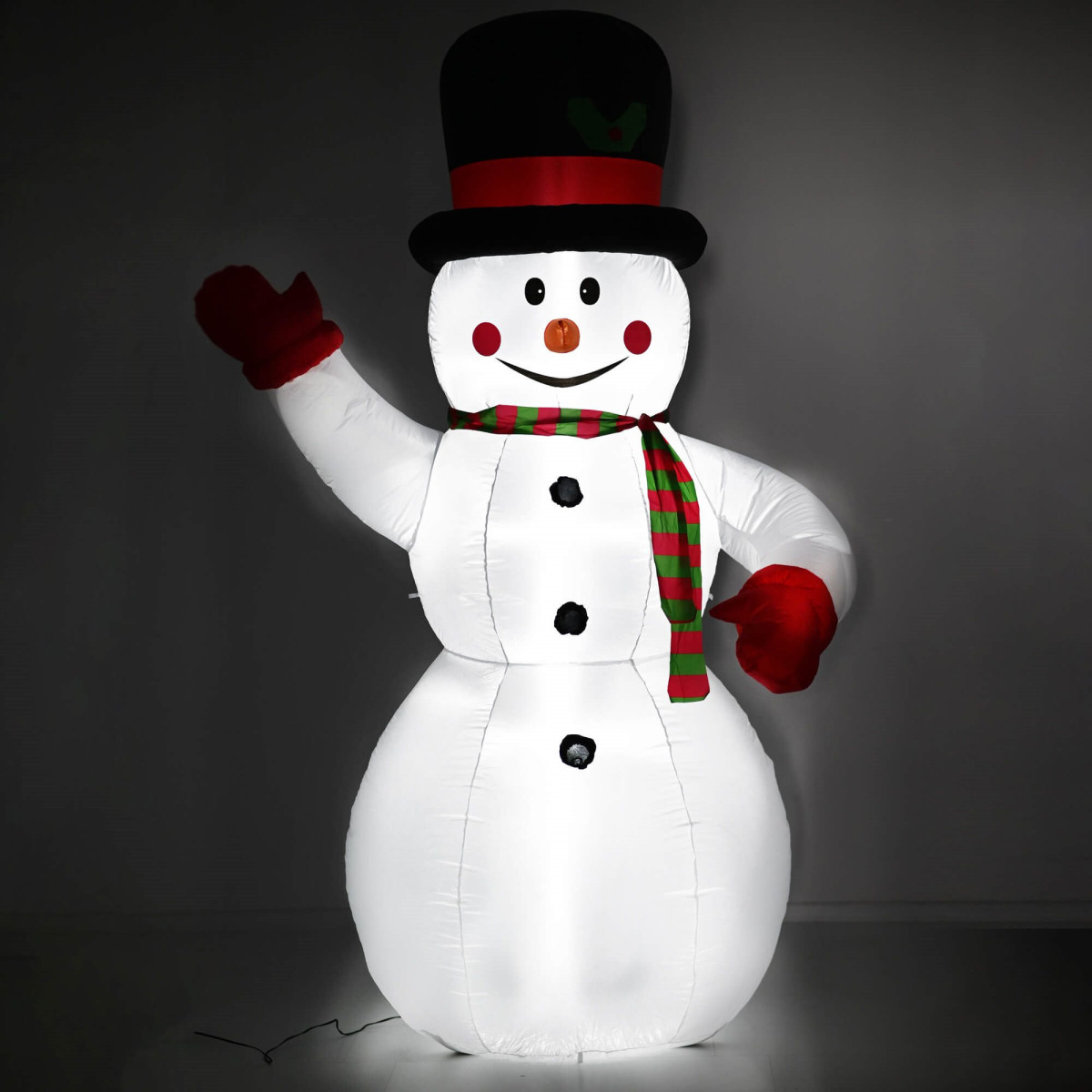 Piepūšamais sniegavīrs Springos CL4056 LED gaismas dekorācija 180 cm