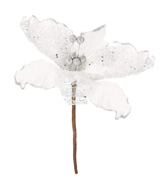 Ziemassvētku rotājums "Poinsettia" Springos CA0799, 24×15 cm
