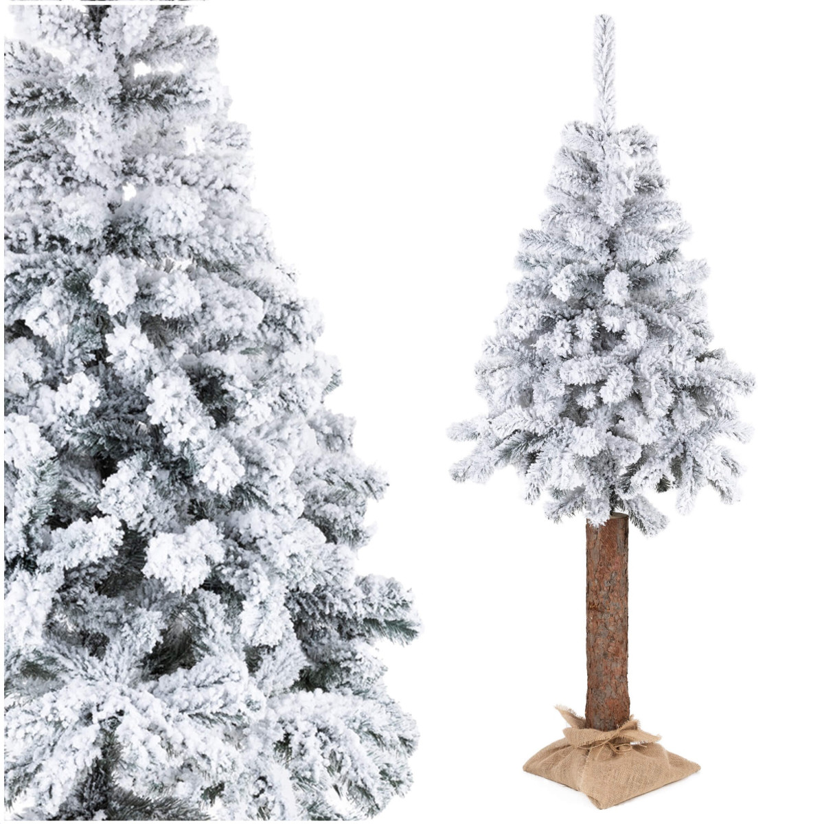 Mākslīgā eglīte ar sniegu Springos CT0202 uz stumbra 180cm
