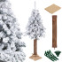 Mākslīgā eglīte ar sniegu Springos CT0202 uz stumbra 180cm