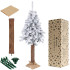 Mākslīgā eglīte ar sniegu Springos CT0202 uz stumbra 180cm