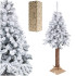 Mākslīgā eglīte ar sniegu Springos CT0202 uz stumbra 180cm