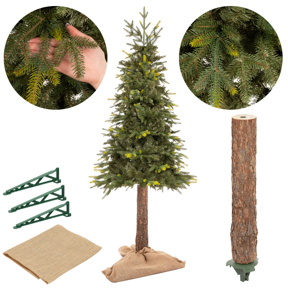 Mākslīgā eglīte uz stumbra Springos CT0200, 220cm