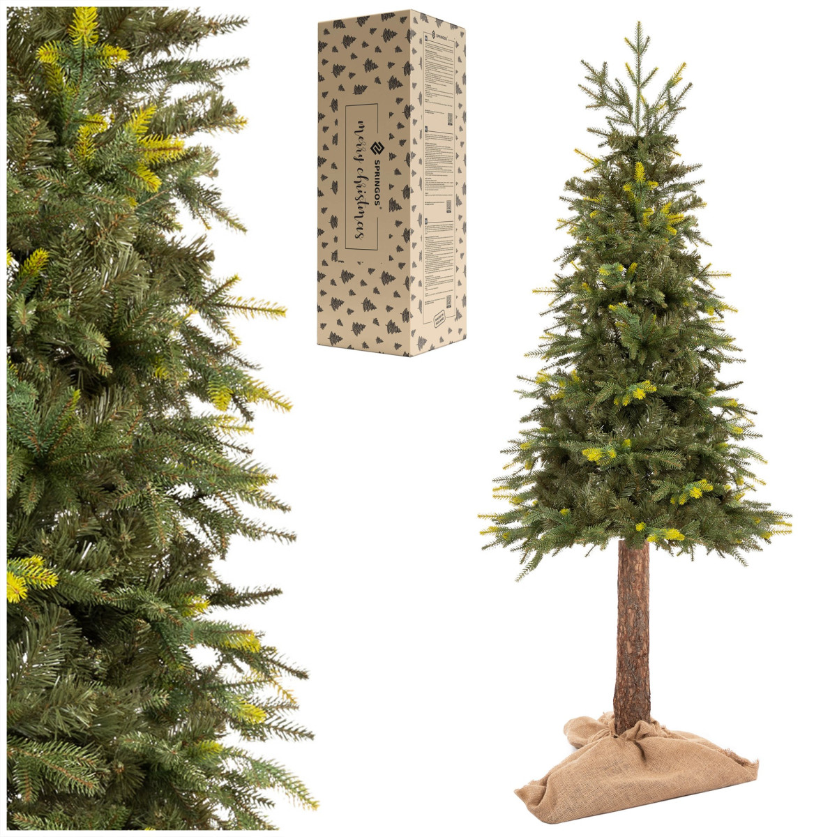 Mākslīgā eglīte uz stumbra Springos CT0200, 220cm