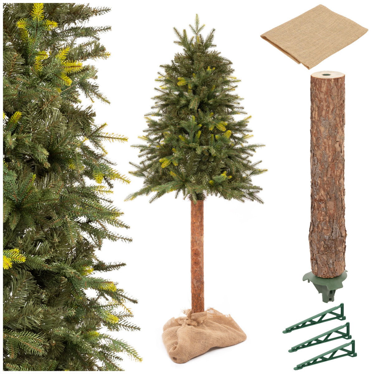 Mākslīgā eglīte uz stumbra Springos CT0198, 150cm