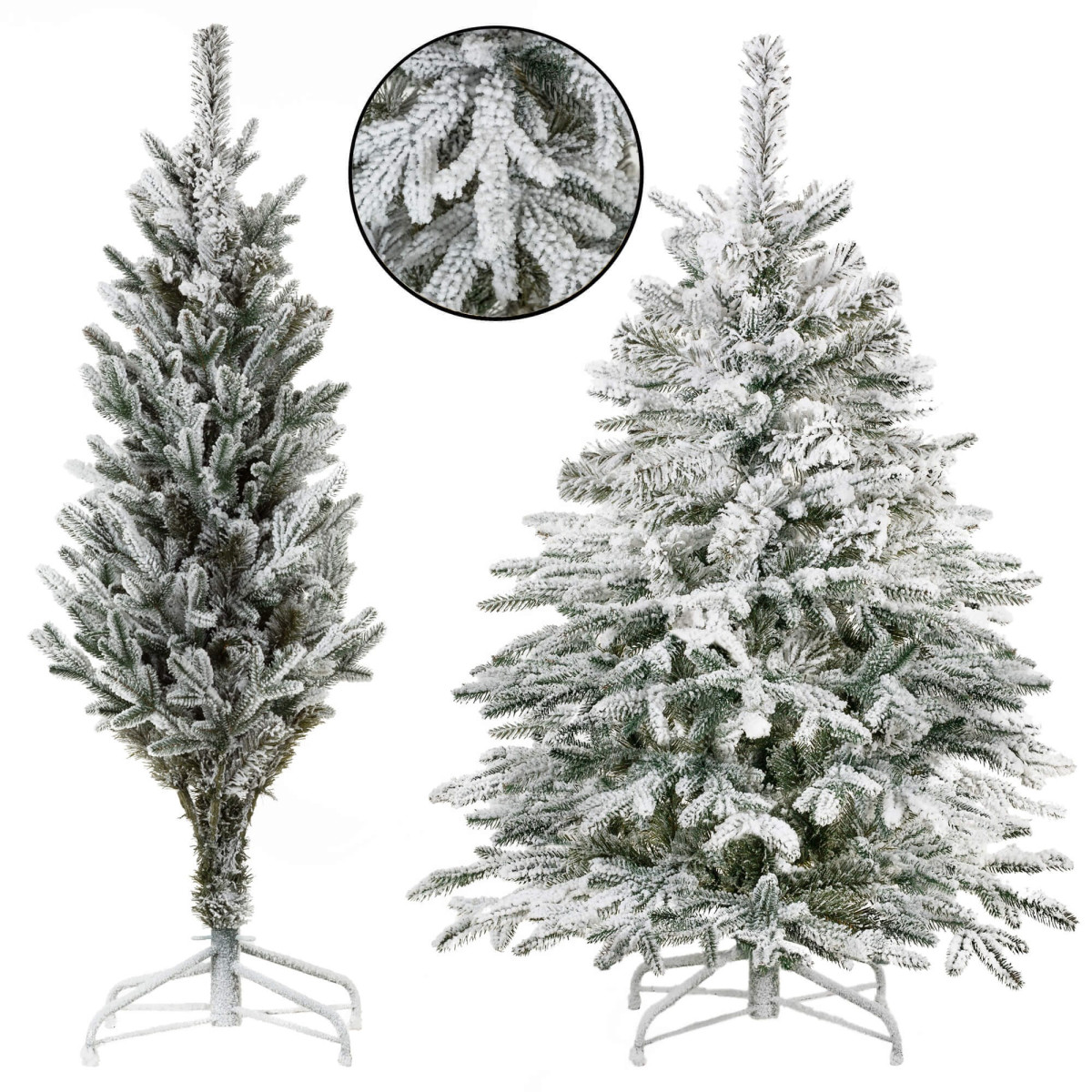 Mākslīgā eglīte ar sniegu Springos CT0222, LUX 120cm