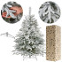 Mākslīgā eglīte ar sniegu Springos CT0222, LUX 120cm